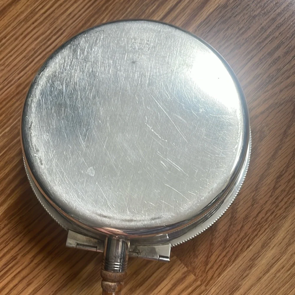 Sheffield Silver-plate W/ Lid Engraved EPC 300 Crumb Butler Ashtray VTG