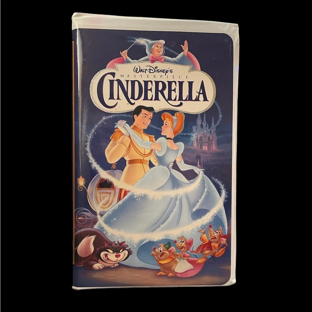 Disney Cinderella VHS - Blue and White