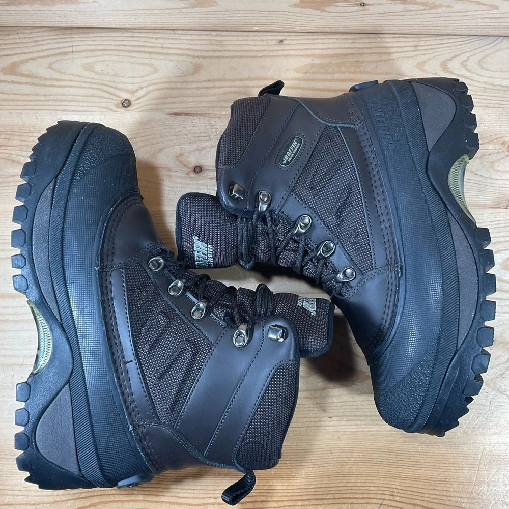 Baffin Edge Winter Boot Men's 8 Brown/Black Insulated Lace Up Polar Proven -40