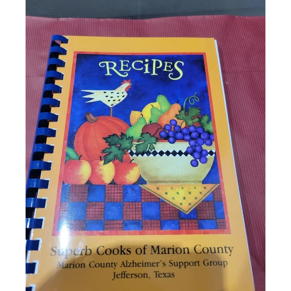 Superb Cooks of Marion County‎ Cookbook 2001 Spiral Jefferson Texas