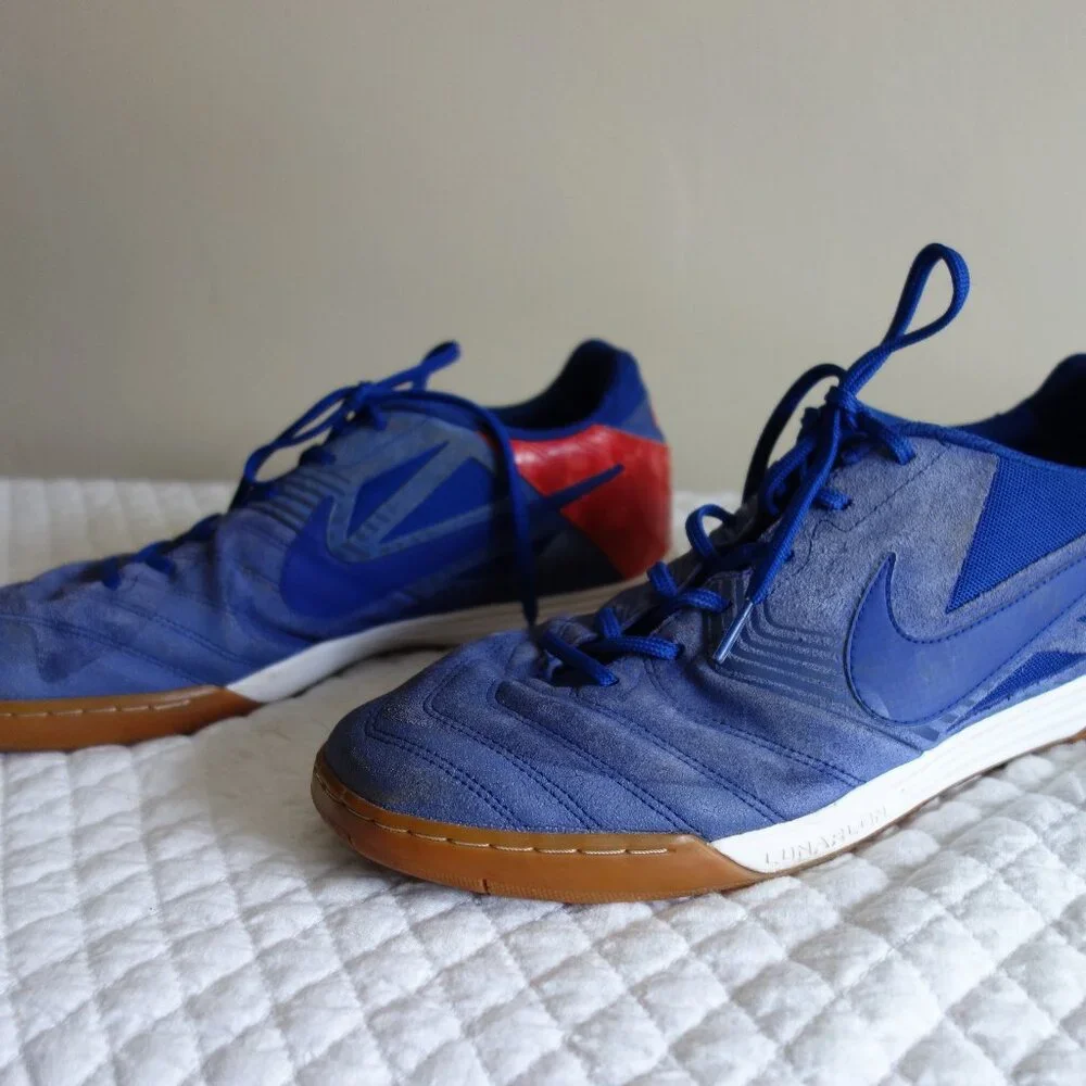 NIKE SB Lunar Gato Blue w/ Red Sneakers – Men’s 12