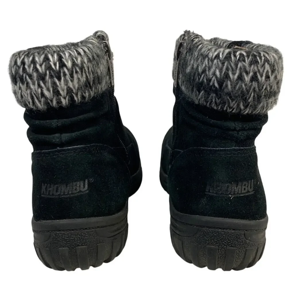 Khombu womens black