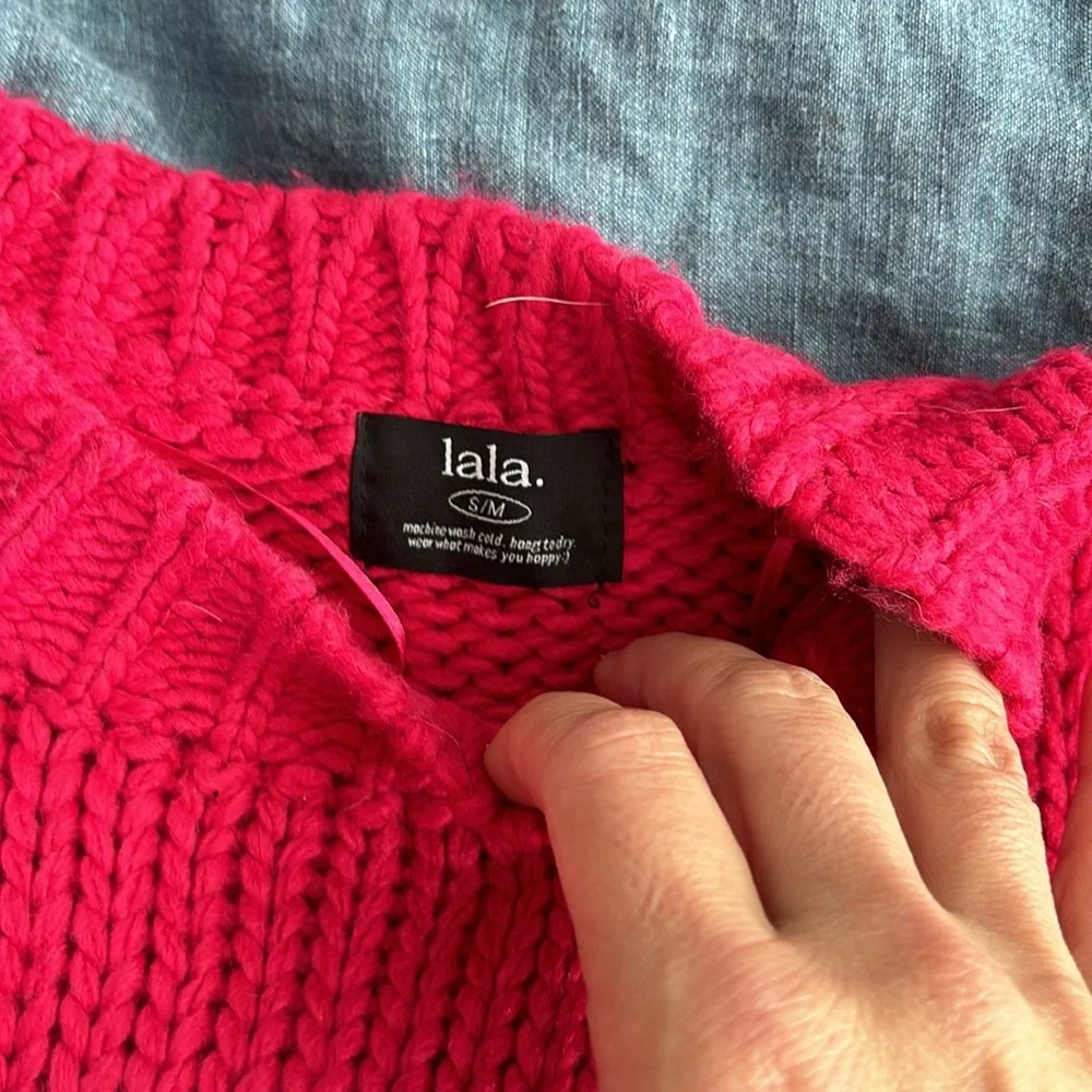 Dressed in LALA bold red