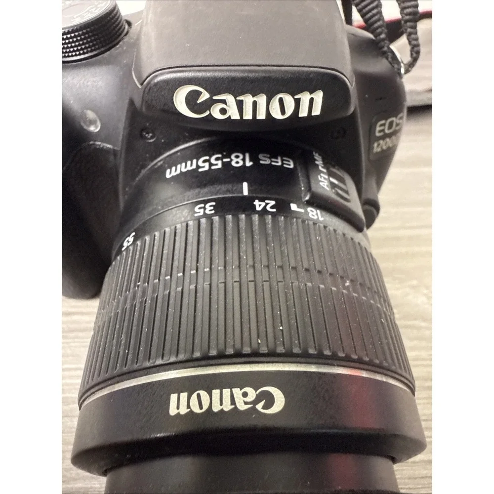 Canon EOS 1200D 18MP Digital SLR Camera EF-S 18-55mm‎ III lens, 32gb Sd Card