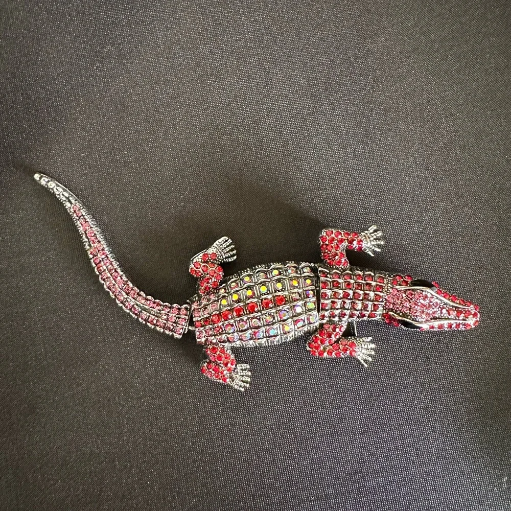 N/A red rhinestone