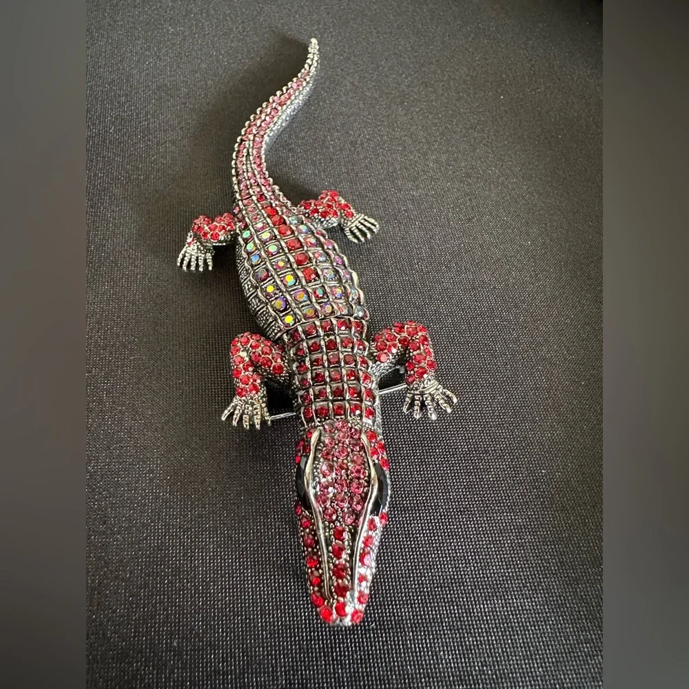 N/A red rhinestone