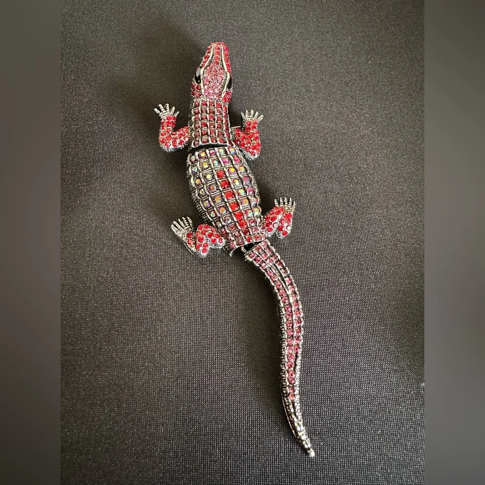 N/A red rhinestone