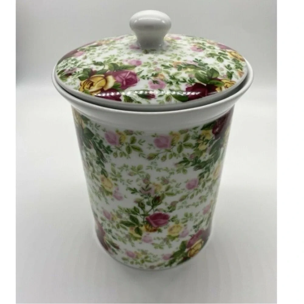 Royal Albert porcelain canister