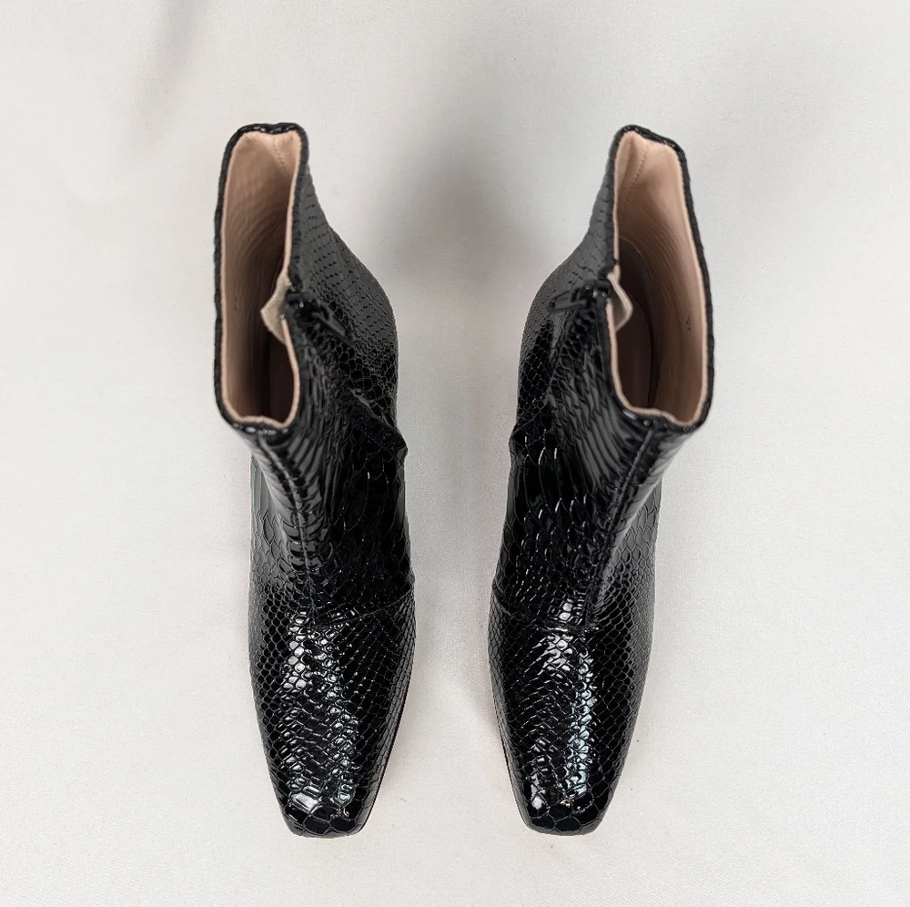 KALDA Marti Embossed Snake Boots
