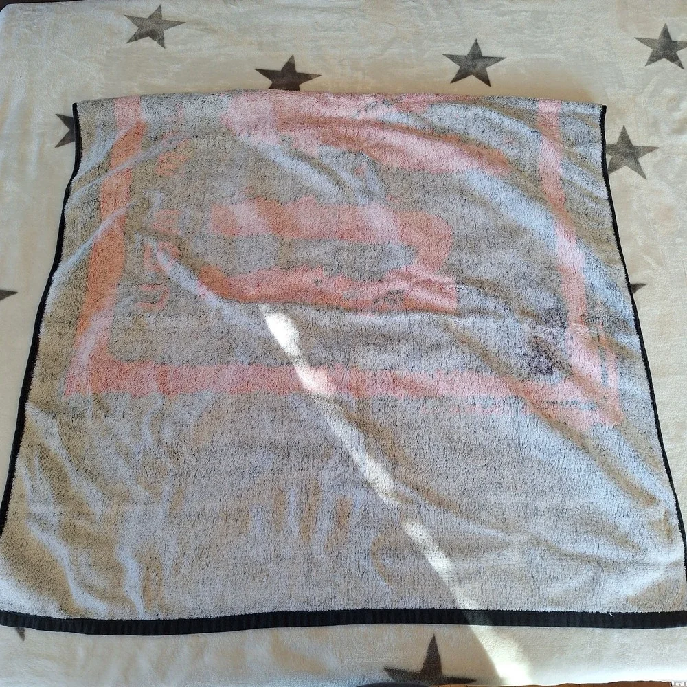 Vintage 90's NWO Wrestling Beach Towel Jay Franco‎ New World Order Black Red