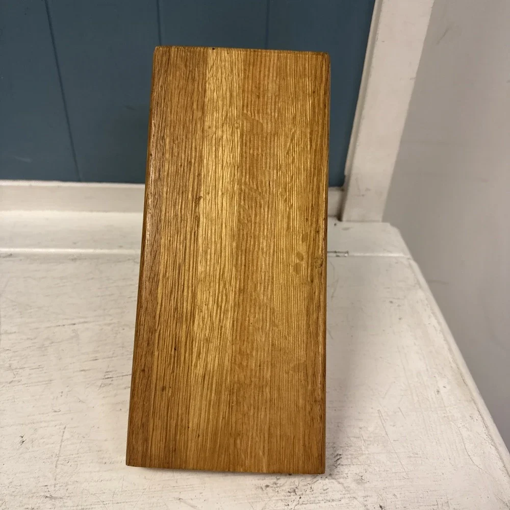 Cutco Gourmet Solid Wood Honey Oak 5 Slot Knife‎ Block 1749 Storage Holder Only