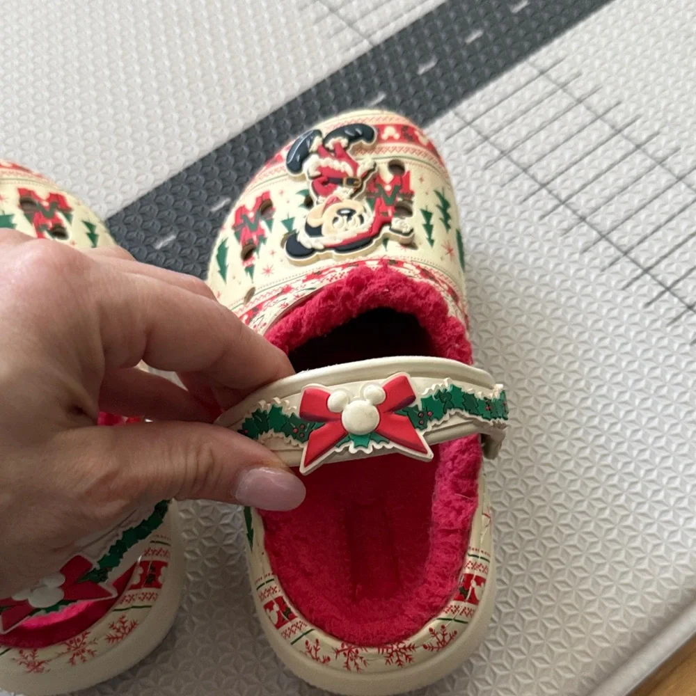 CROCS festive moccasins