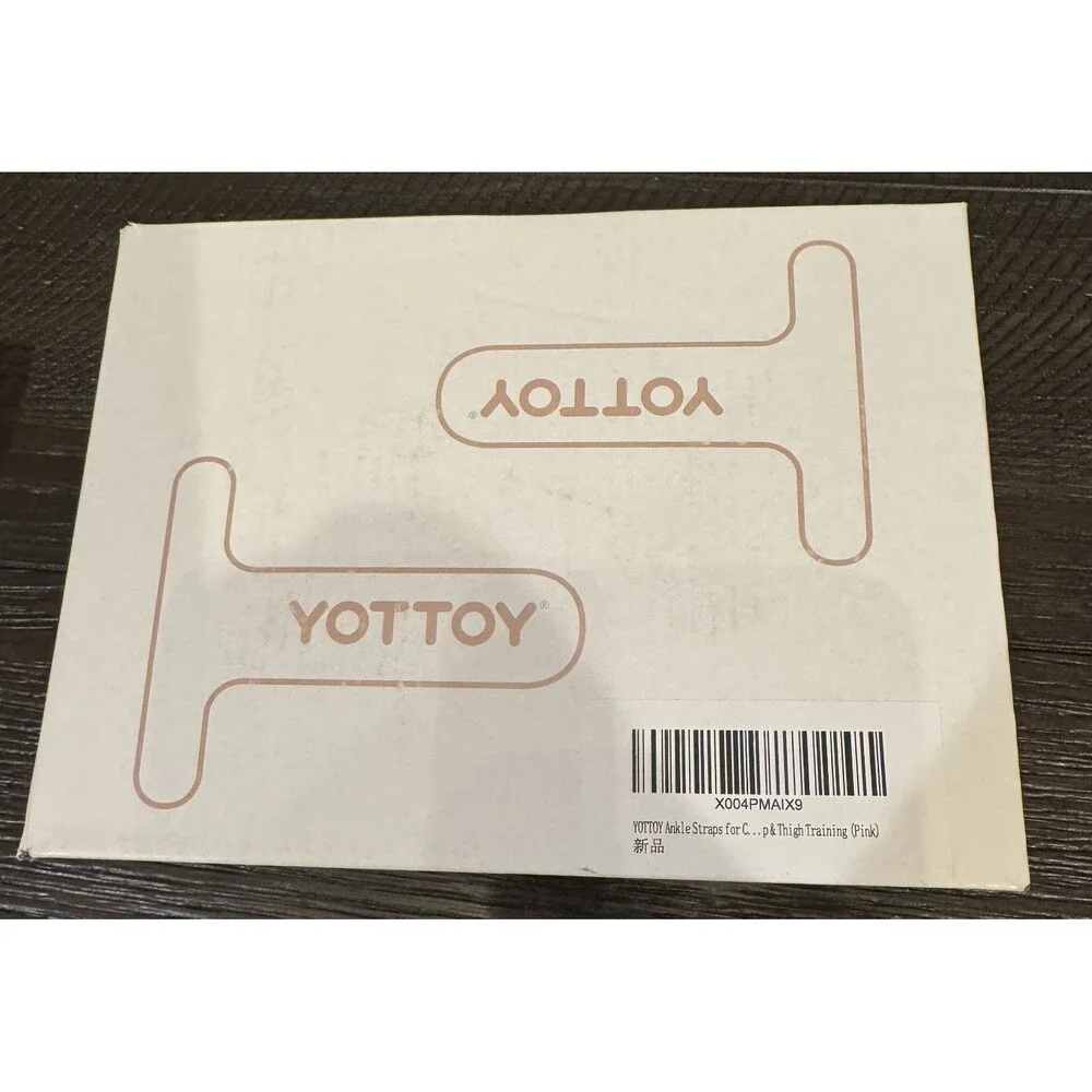 YOTTOY Ankle Resistance Bands with Cuffs, Adjustable Ankle Straps for Leg Purple