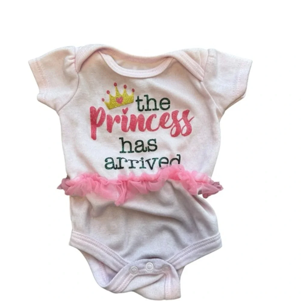 Magic Years Pink and White Baby Onesie
