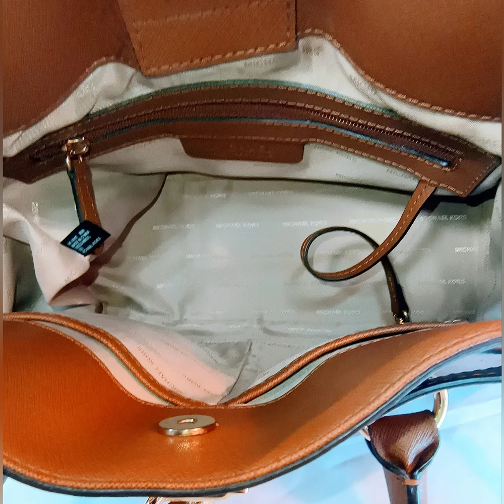 Michael Kors structured saffiano