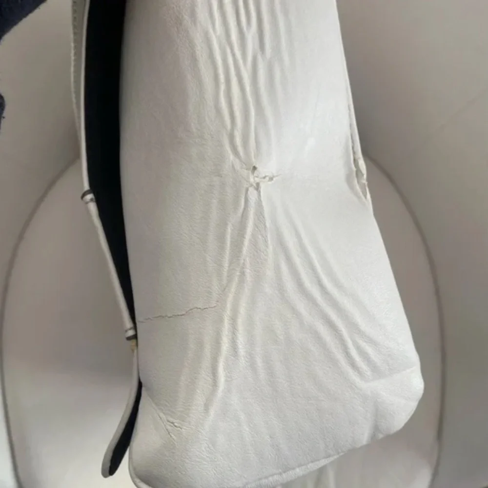 Calvin Klein White Crossbody Messenger Bag