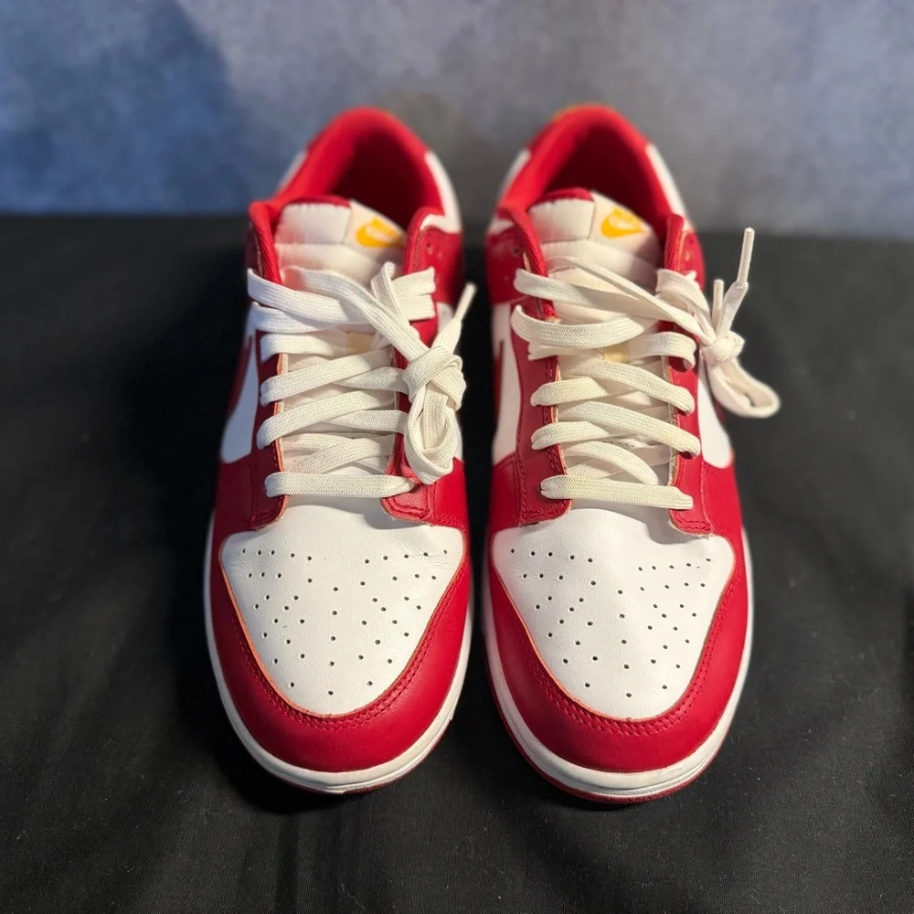🏀 Nike Dunk Low Red &‎ White