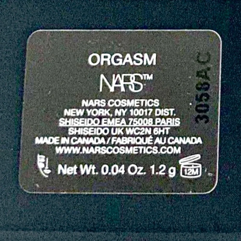 NARS blush orgasm