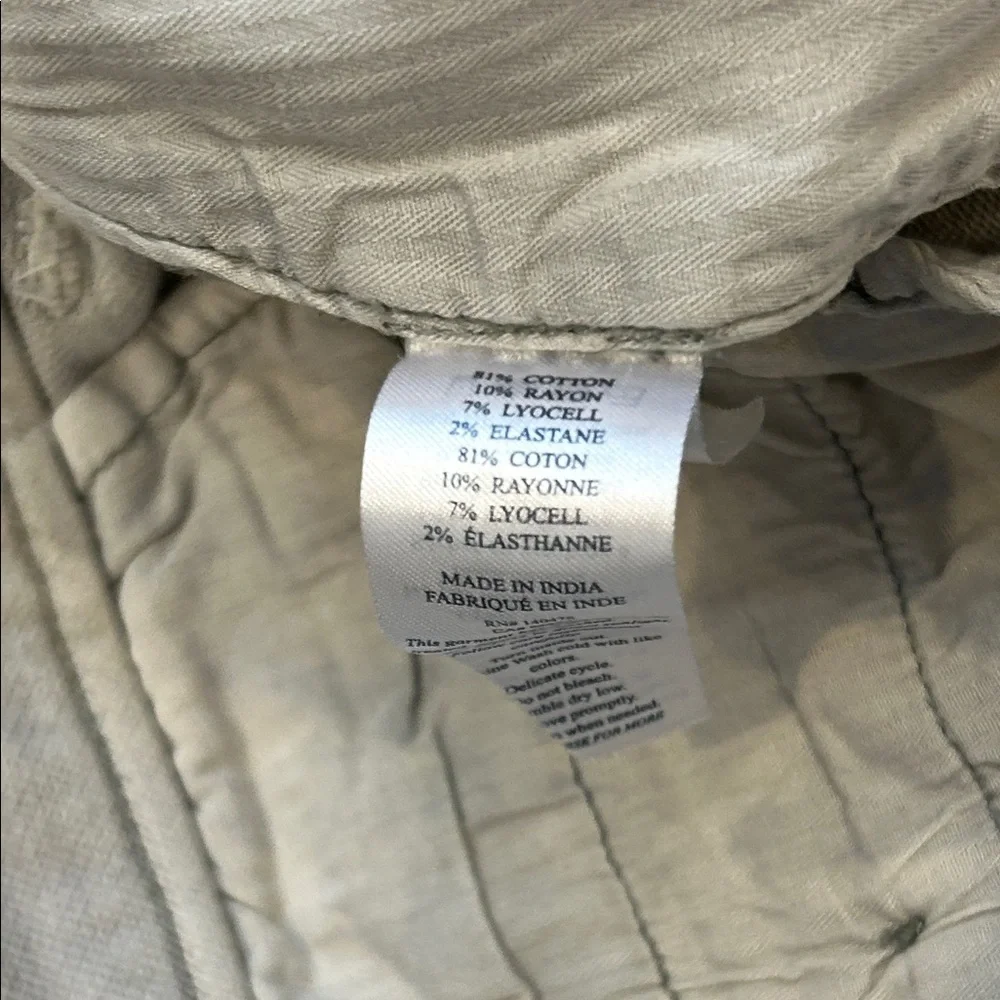 Faherty Light Gray Flat Front Shorts