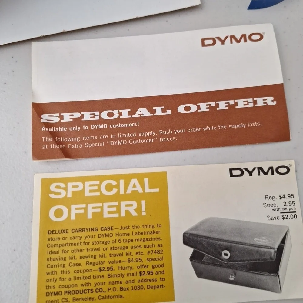 Dymo product rare