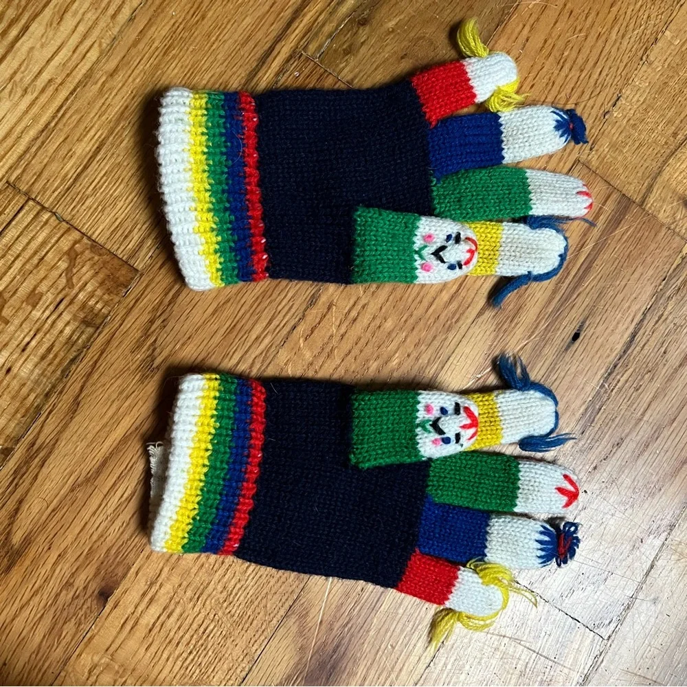 Fun Clown Colorful Kids’ Gloves