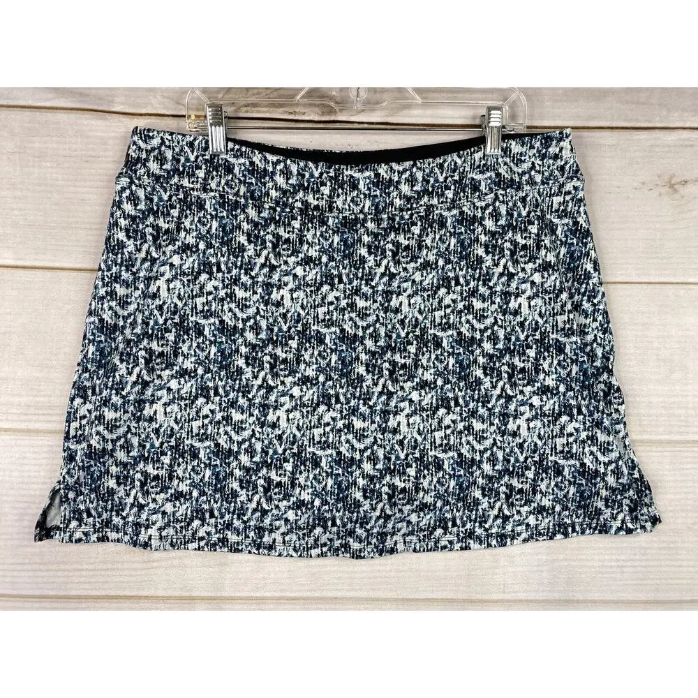 Tranquility Colorado Skort Womens 2XL XXL Black Blue Skirt Shorts Golf Tennis