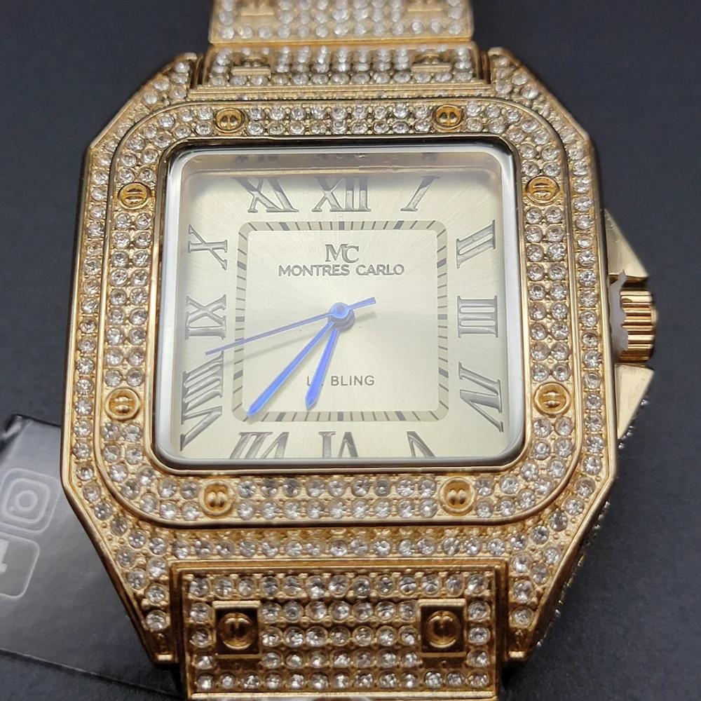 Montres Carlo new gold