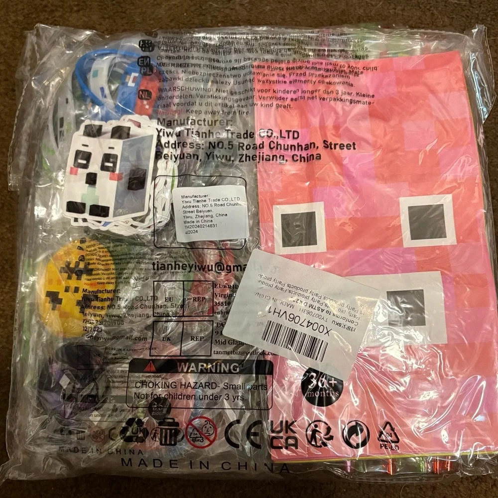 Minecraft kids colorful bright