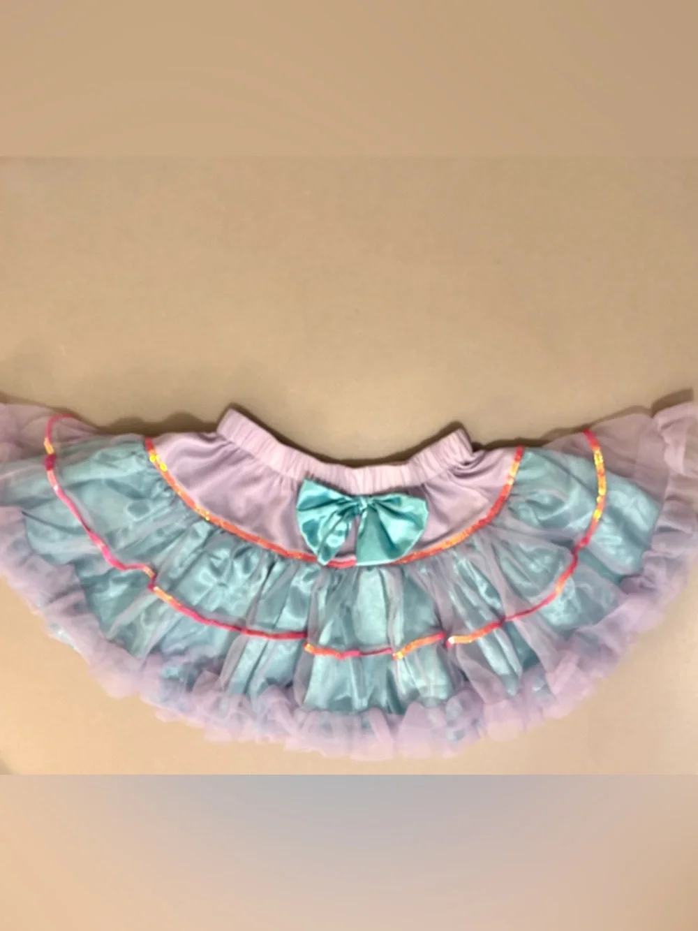 Kids Dance Costume Skirt - Purple and Blue