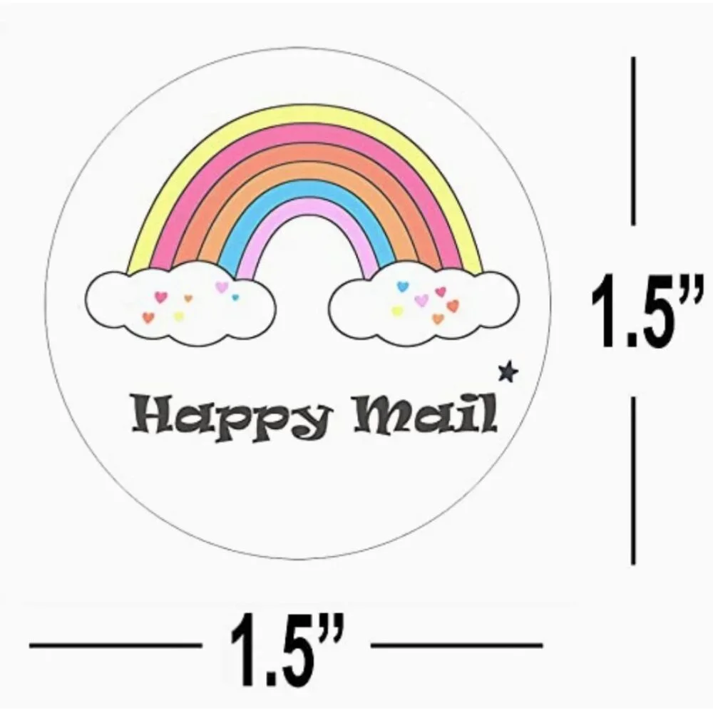 150 Rainbow Happy Mail 1.5
