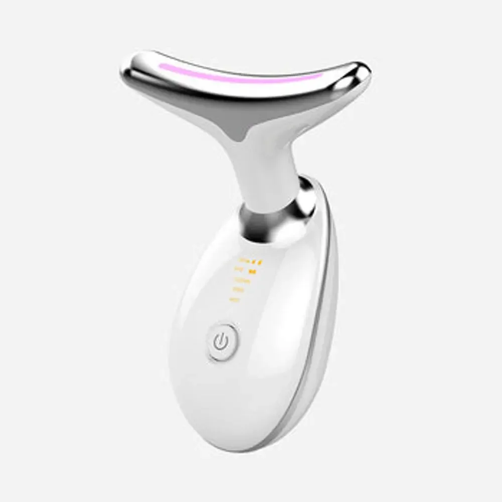 Beauty Massager 7 Color Wavy Acne Beauty Microcurrent Facial Device Skin Firming