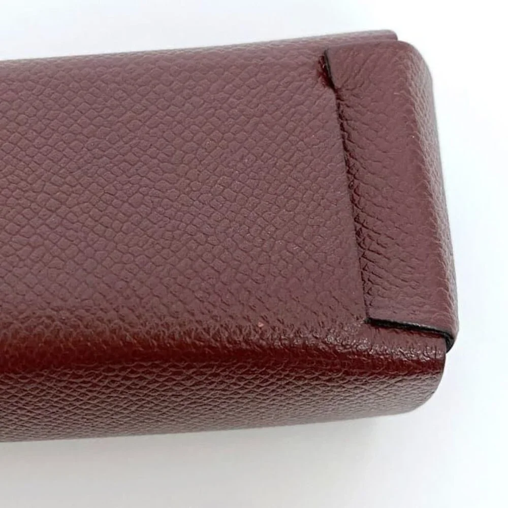 Hermes Lip Case Miroir Bordeaux Rouge Ash