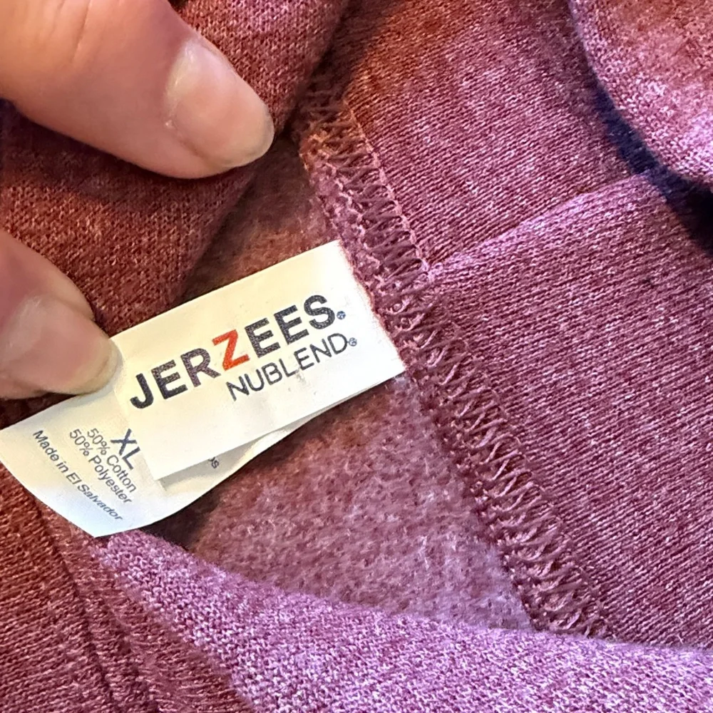 Jerzees comfortable maroon