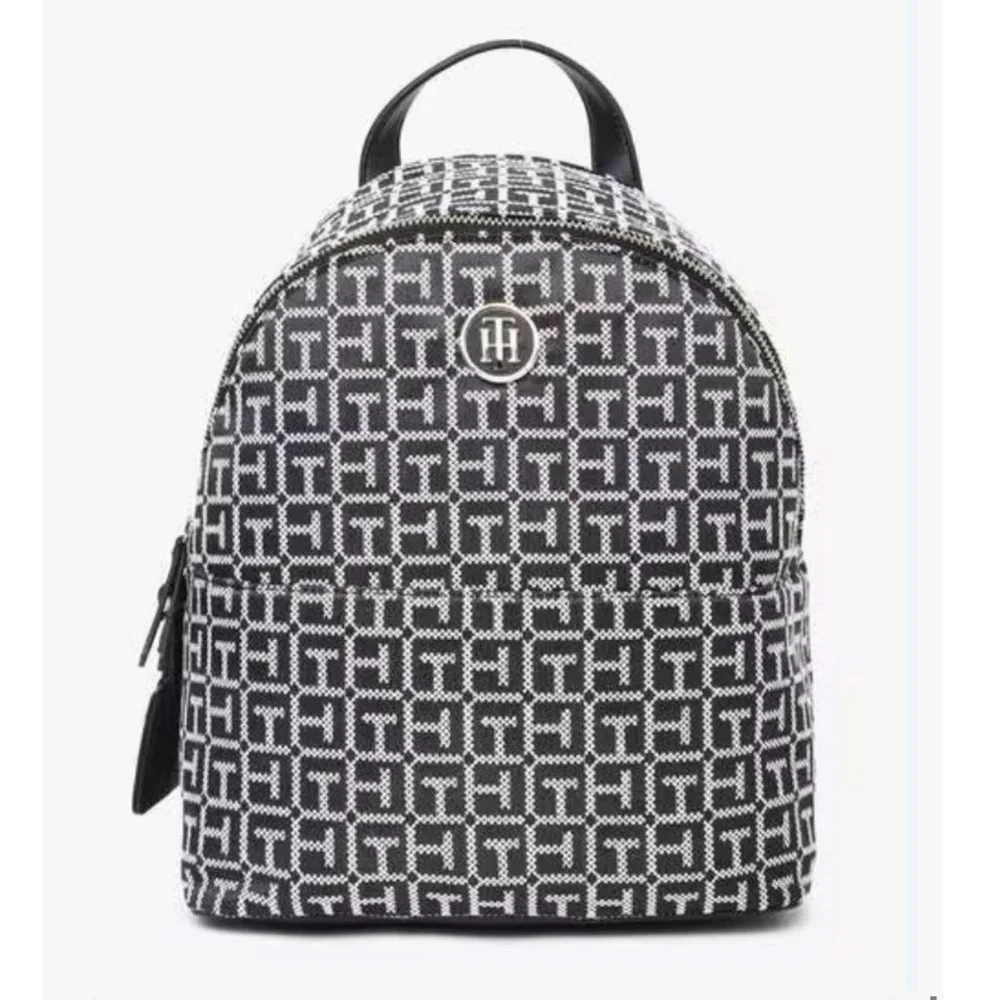 Tommy Hilfiger Julia Logo Jacquard Dome Backpack