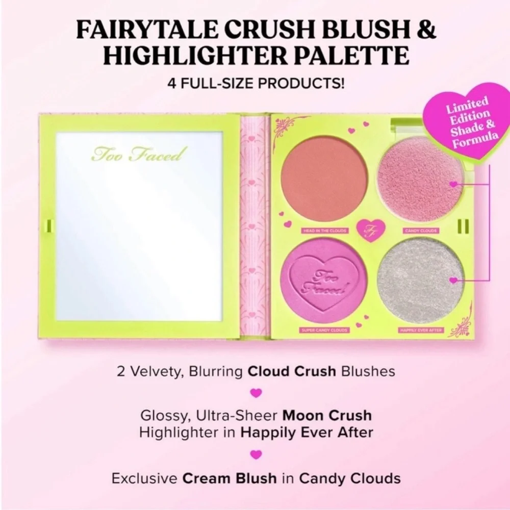 Too Faced after crush four