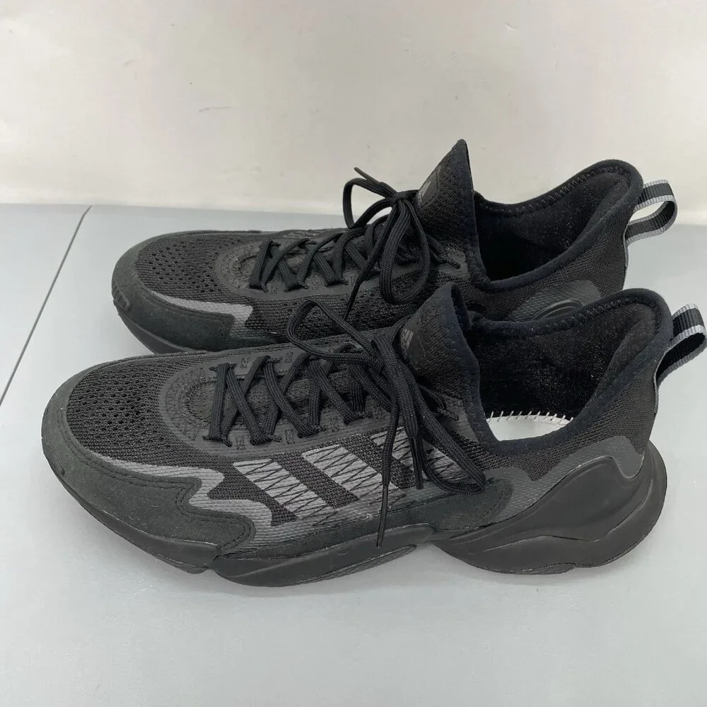 Adidas Mahomes Impact FLX Training Shoes Sneakers Athletic Triple Black Mens 11