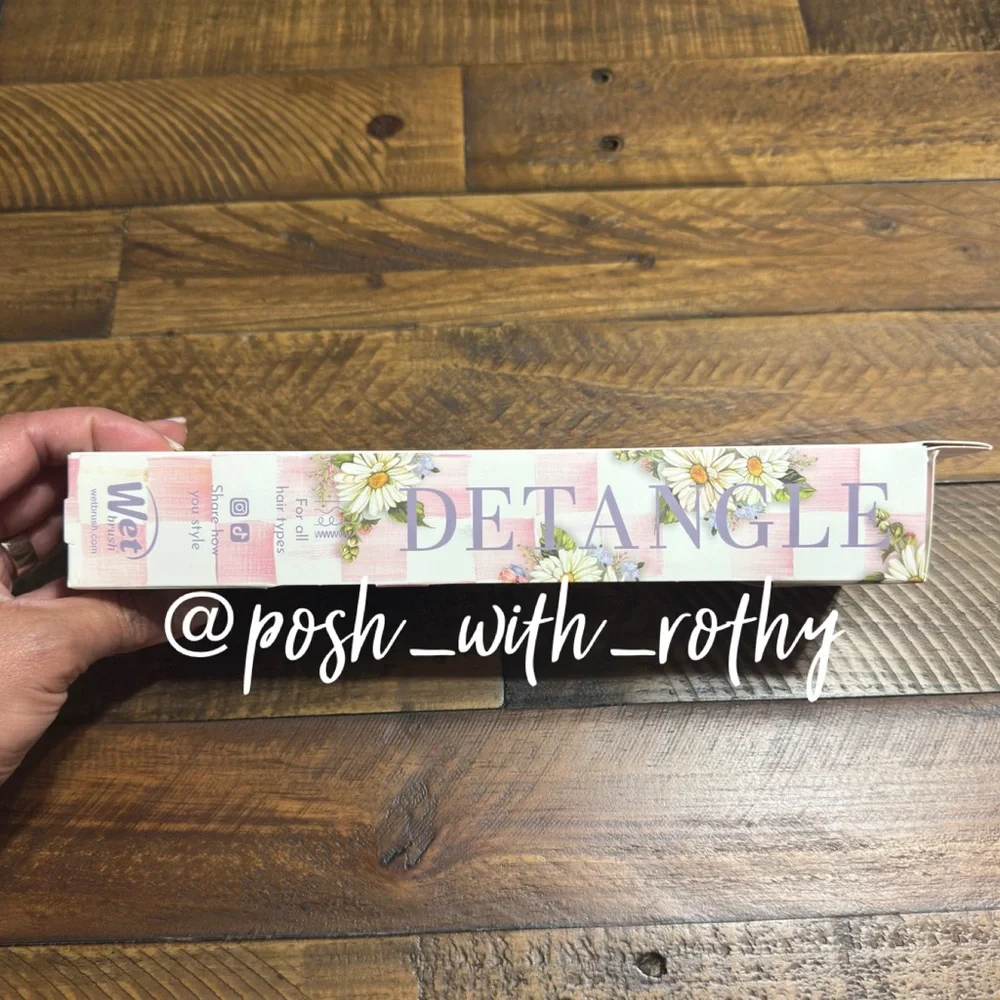 🌸🌼🌸MacKenzie-Childs x Wet Brush Original Detangler - Wildflower Dot, NWT