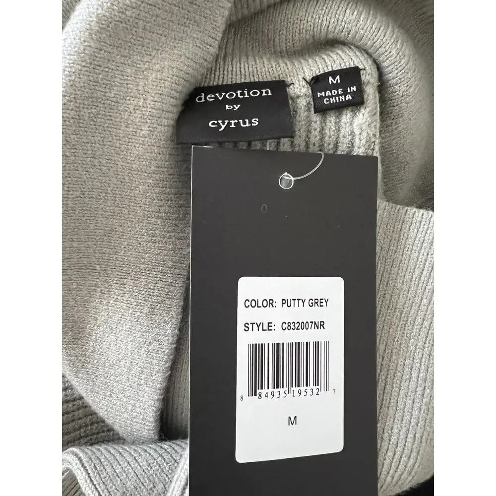 Cyrus knit tunic texture