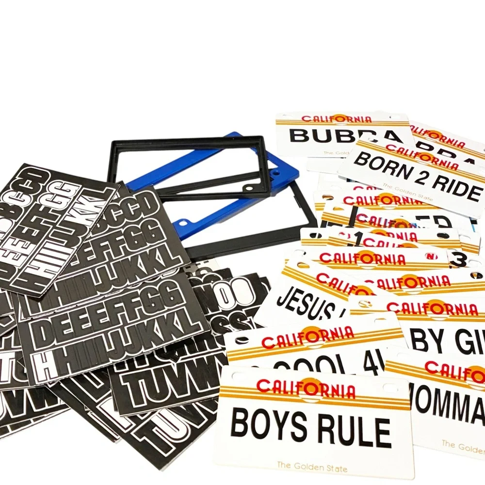 Vintage‎ Personalized California License Plates Lot Y2K