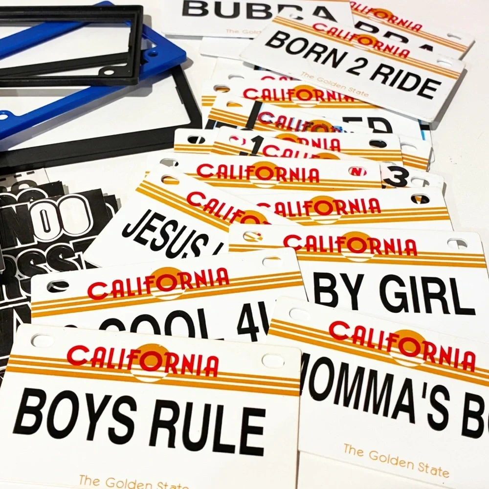 Vintage personalized california