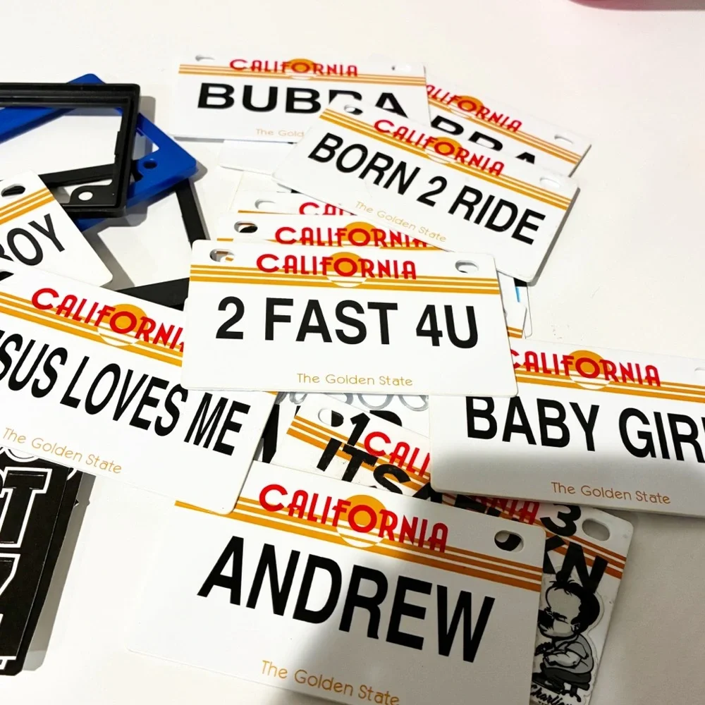 Vintage personalized california