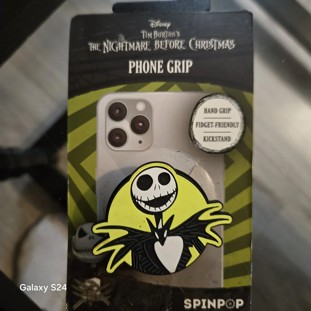Disney The Nightmare Before Christmas Phone Grip - Black and Green