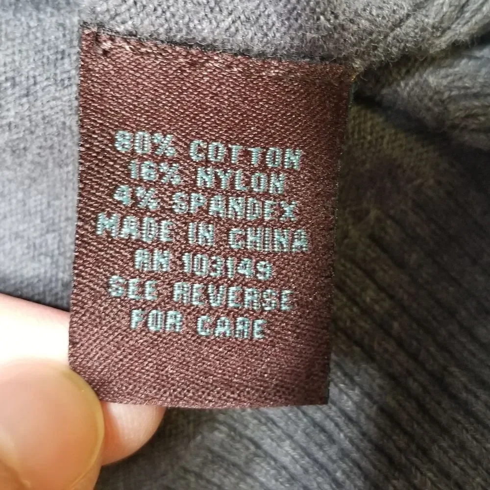 Shae V-Neck Cardigan Sweater Gray Small