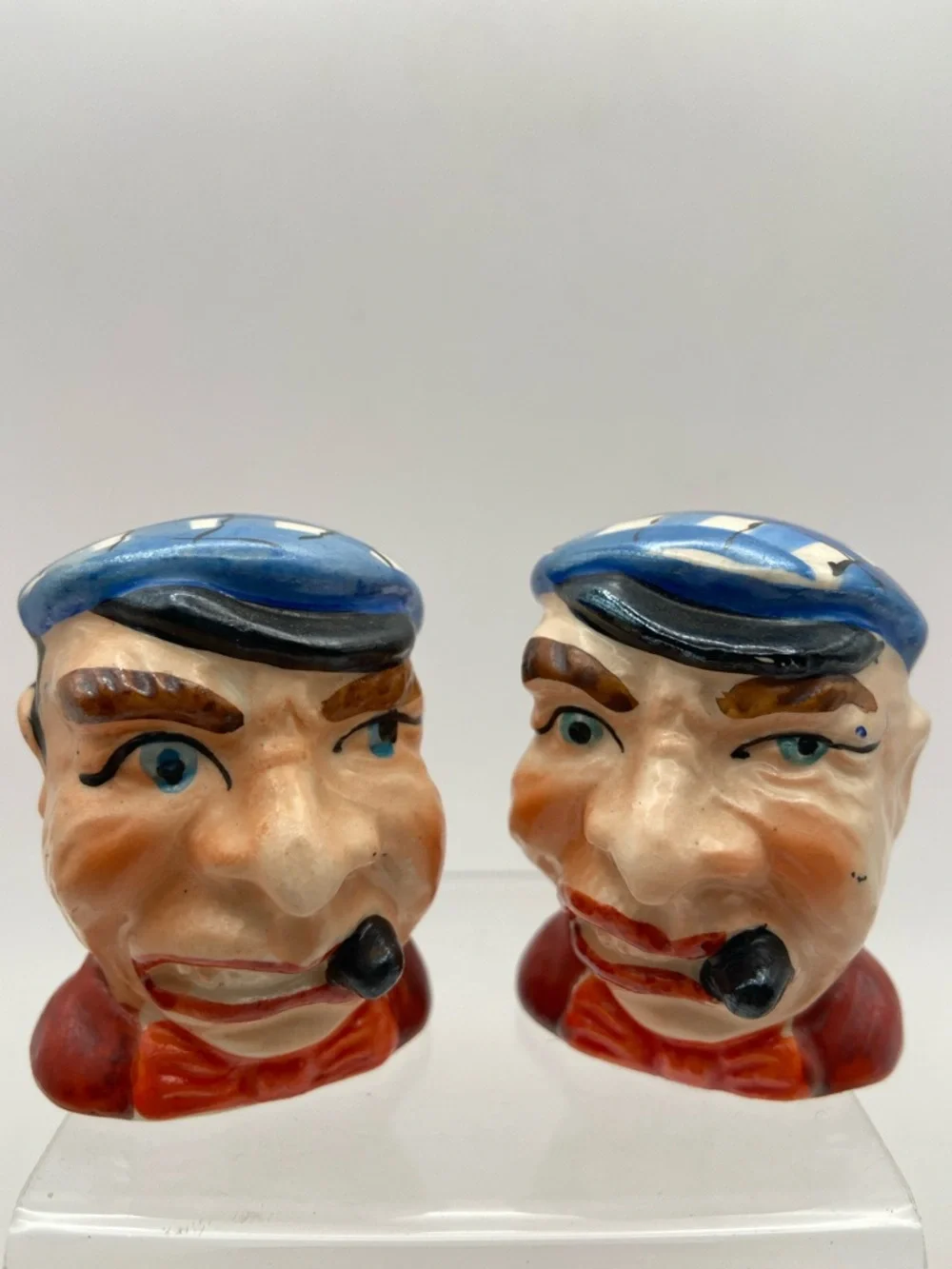 Vintage Old Time Duffer Golfer Salt & Pepper Shaker Set of 2