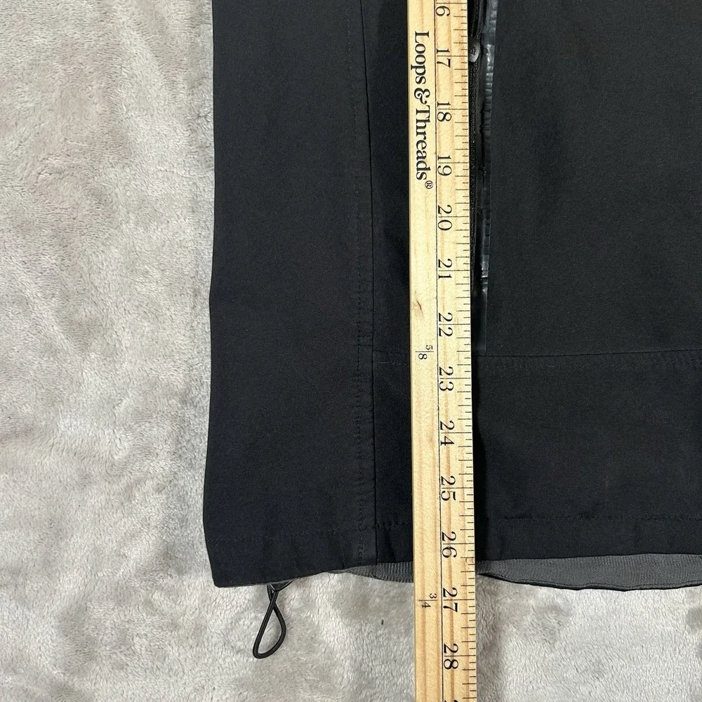 The North Face Summit Series Hooded Jacket Mens L Black Hyvent Removable Hood