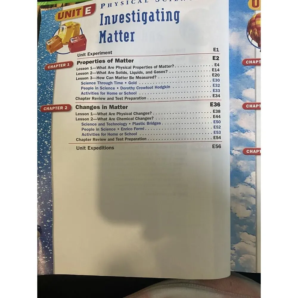 Harcourt Science: 2005 Student Edition Grade 3 Physical Science HC Text Book