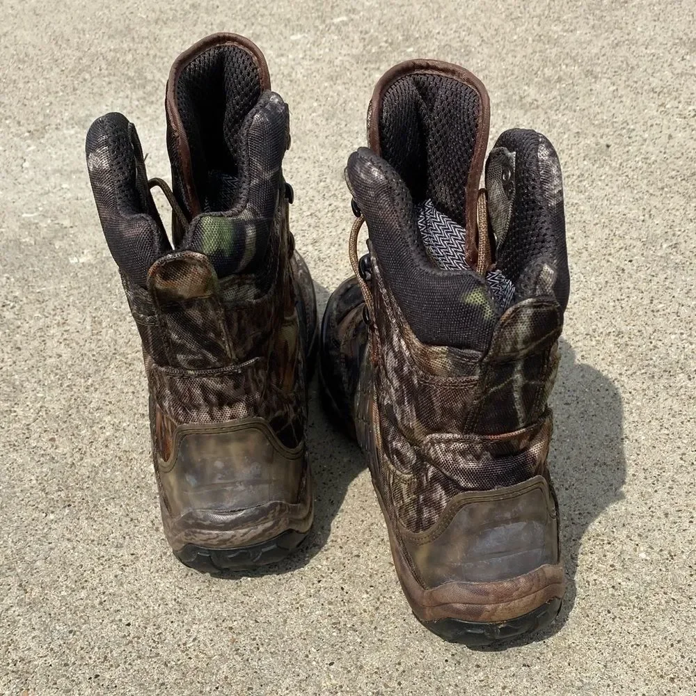 MEN’S~CABELA’S~CAMO HUNTING BOOTS~SIZE 8-D~GOOD USED CONDITION~G22