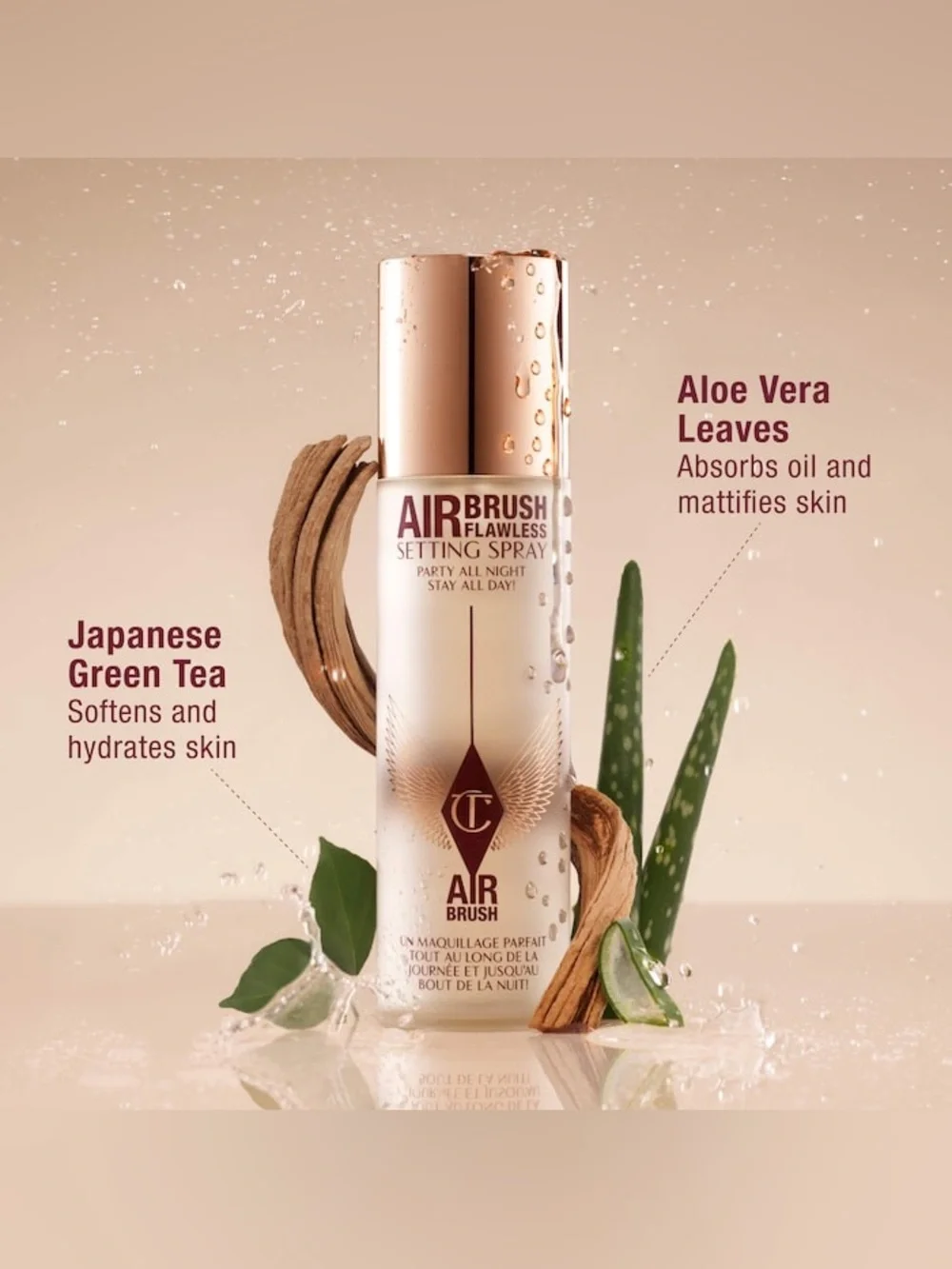 New in box Charlotte Tilbury Airbrush Flawless Setting Spray 100ml / 3.3 fl oz