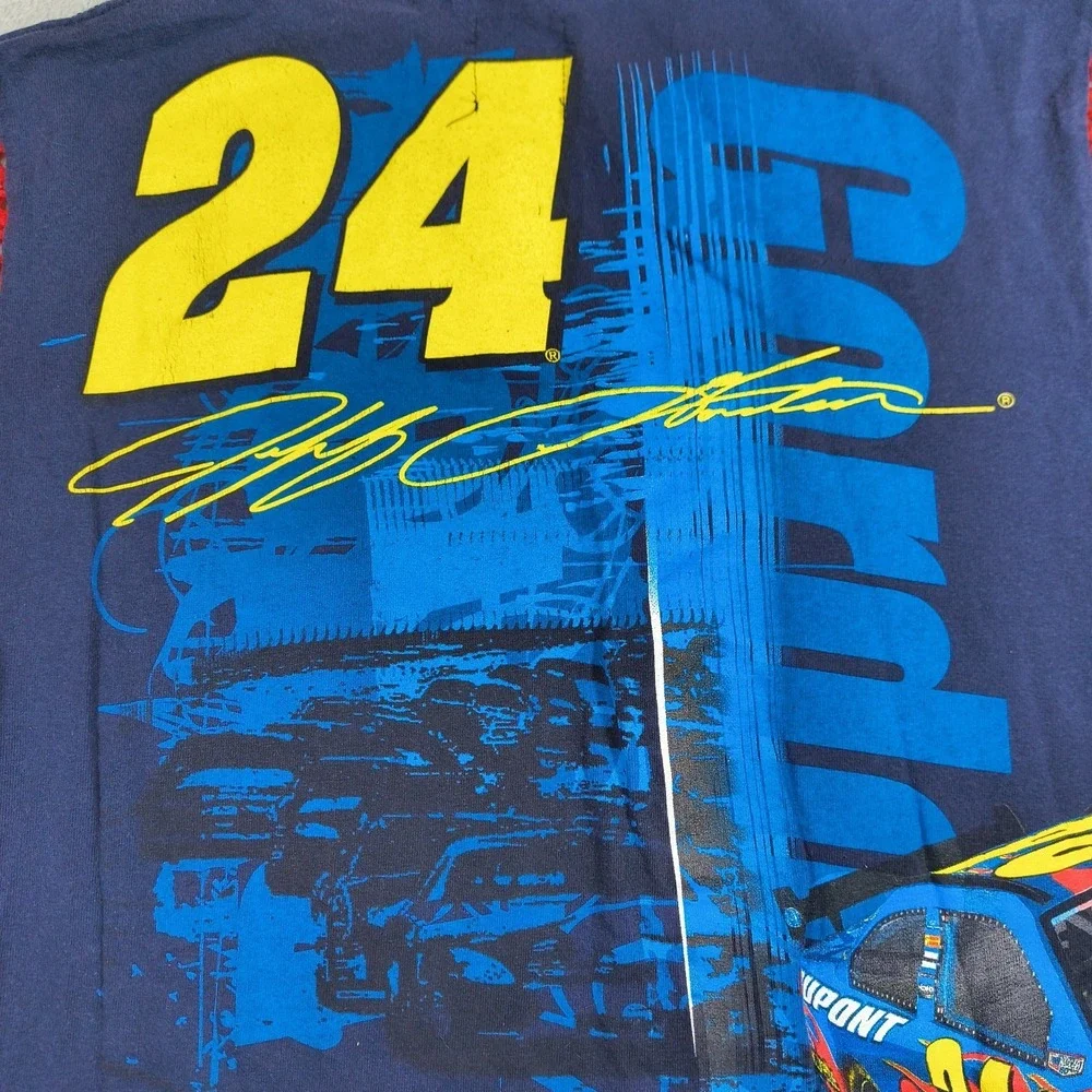 First Of A Kind Jeff Gordon Shirt Mens Small Custom Mesh Dupont 24 Nascar Y2K
