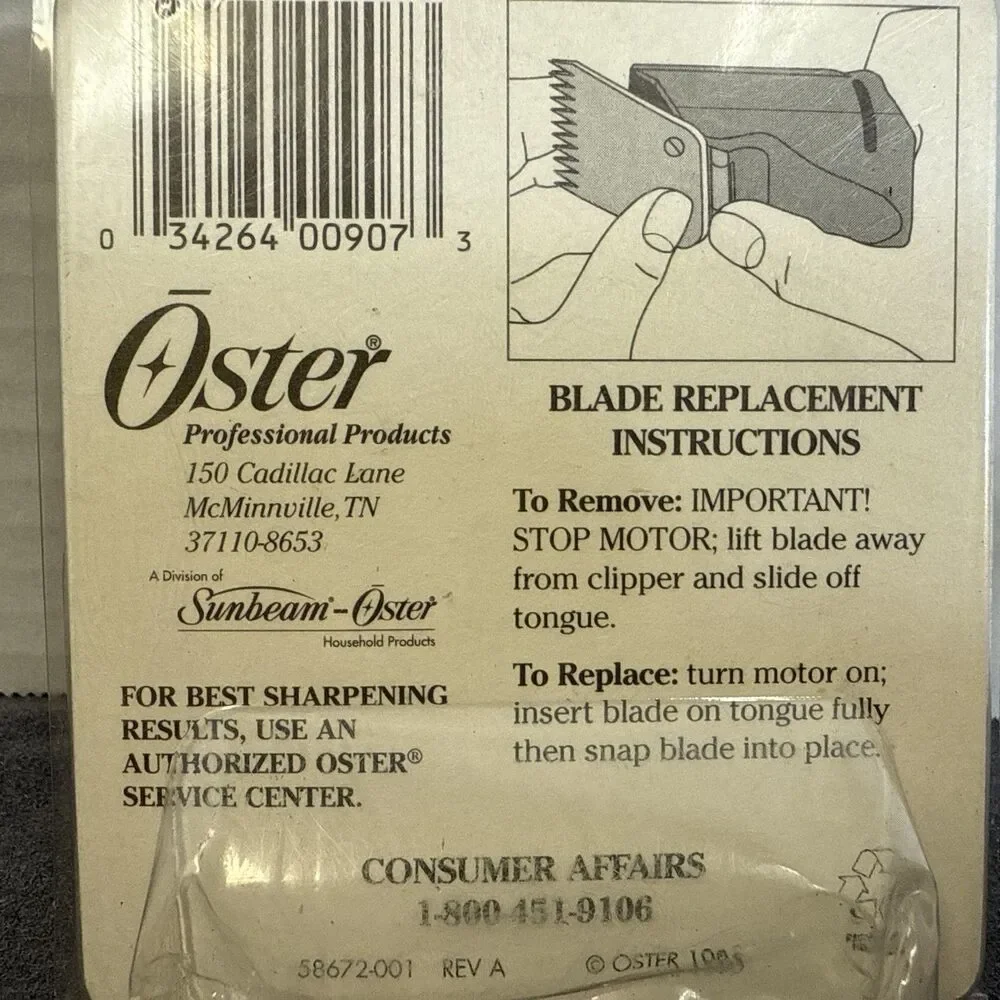 Oster clipper replacement
